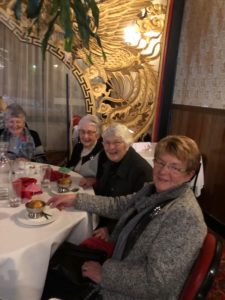 Active Tuesday club members lunch at New China restaurant in Castlemaine