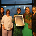 Vanessa Healy, Dhelkaya Health Board Chair; Sue Race, Dhelkaya Health CEO; The Hon. Mary-Anne Thomas; Dr Veronica Moule; April Jardine, Dhelkaya Health Midwifery Unit Manager.